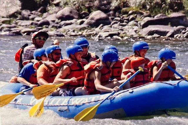 Sometimes, when you go rafting with us, you later work for us and guide the same raft you were in. We love this! Thank you for choosing us each time!!! 🙌